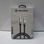 کابل تایپ سی به تایپ سی KD-80 برند کلومن  1 متر