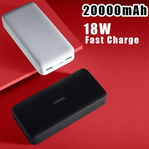 4b6818 پاوربانک 18 وات شیائومی مدل Redmi ظرفیت 20000 میلیآمپرساعت - Image 1